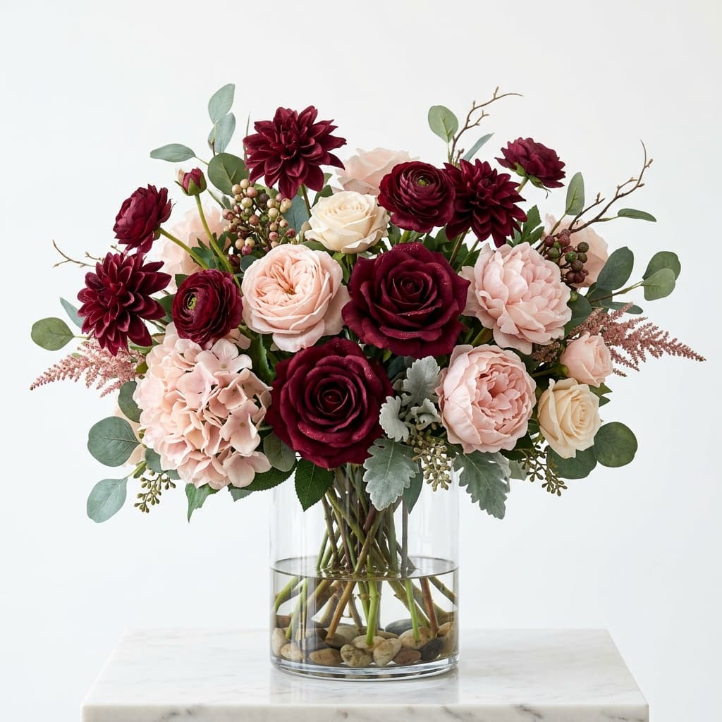 Sri Lankan manufacturer assembling premium artificial flowers for export