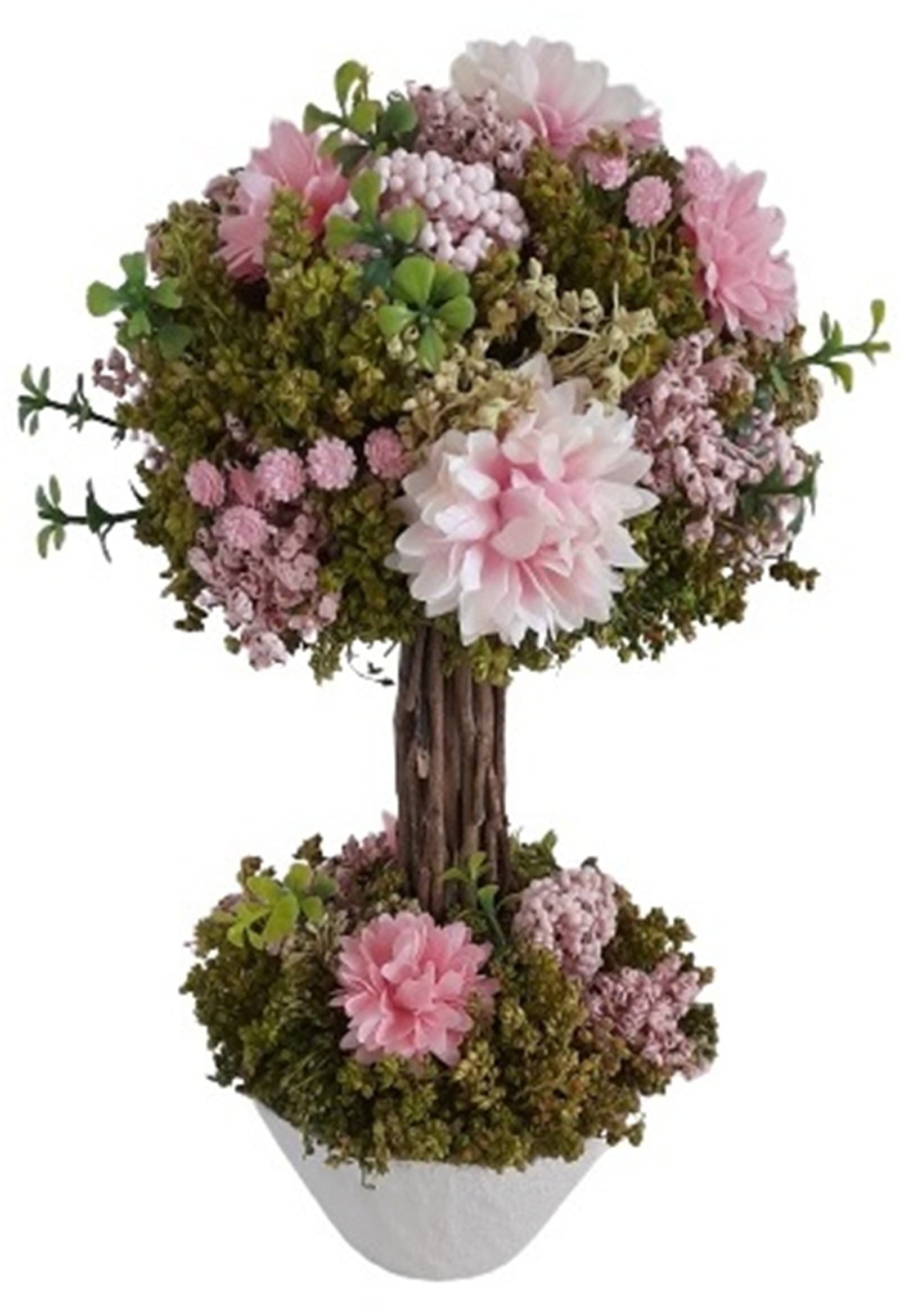 Aster Mum Topiary - Pink